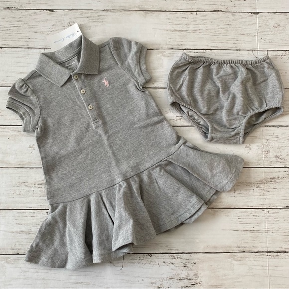 Ralph Lauren Other - [NWT] Ralph Lauren Toddler Girl's Collared 2-Piece Dress - 18m
